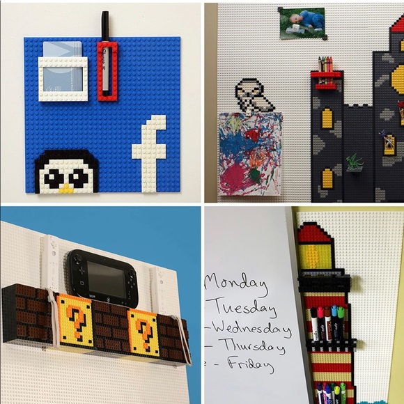 Brik Tile - Wall & Table Building Kit - Compatible with Major Brands (Black) - Picture 4 of 15